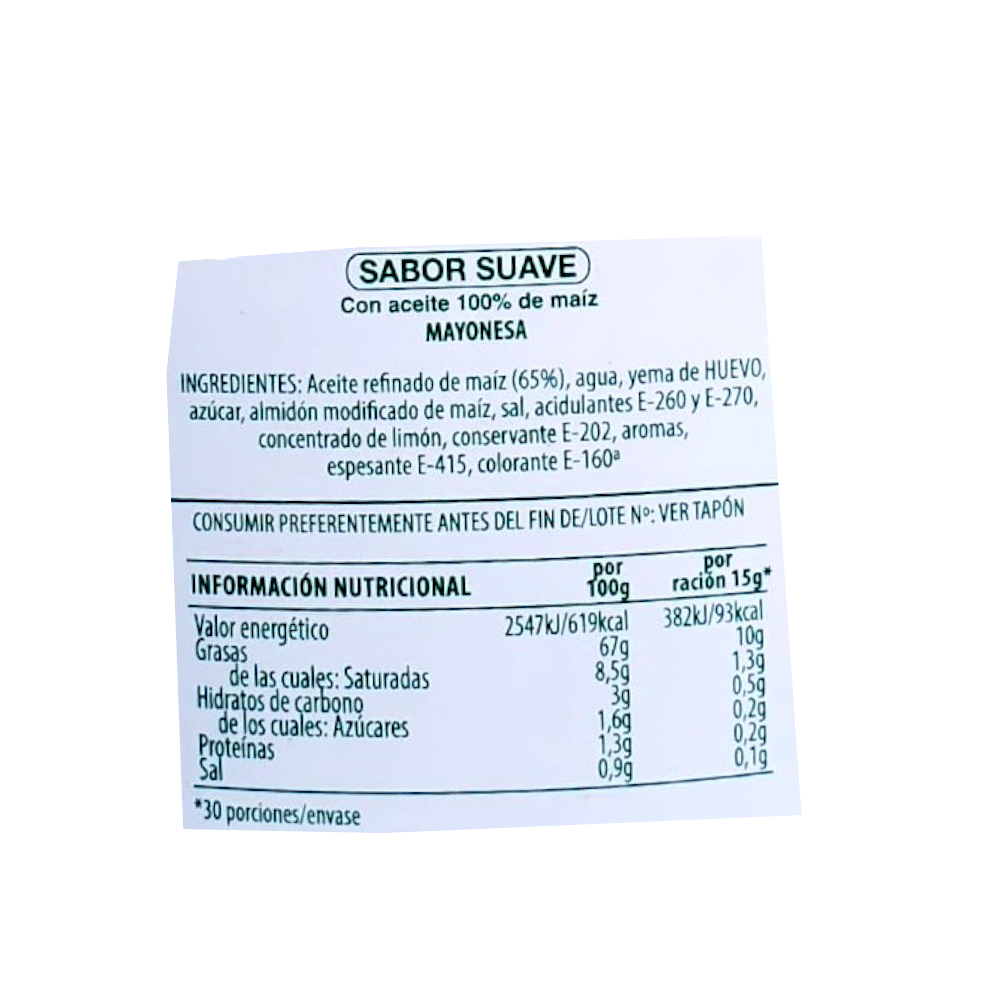 Mayonesa Cosami 450 ml - Miniatura 3