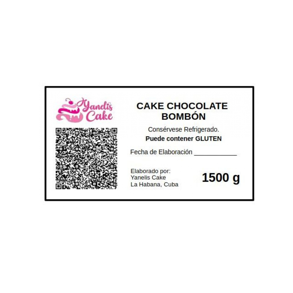 Cake de chocolate y bombón Yanelis Cake (10 personas) - Miniatura 3