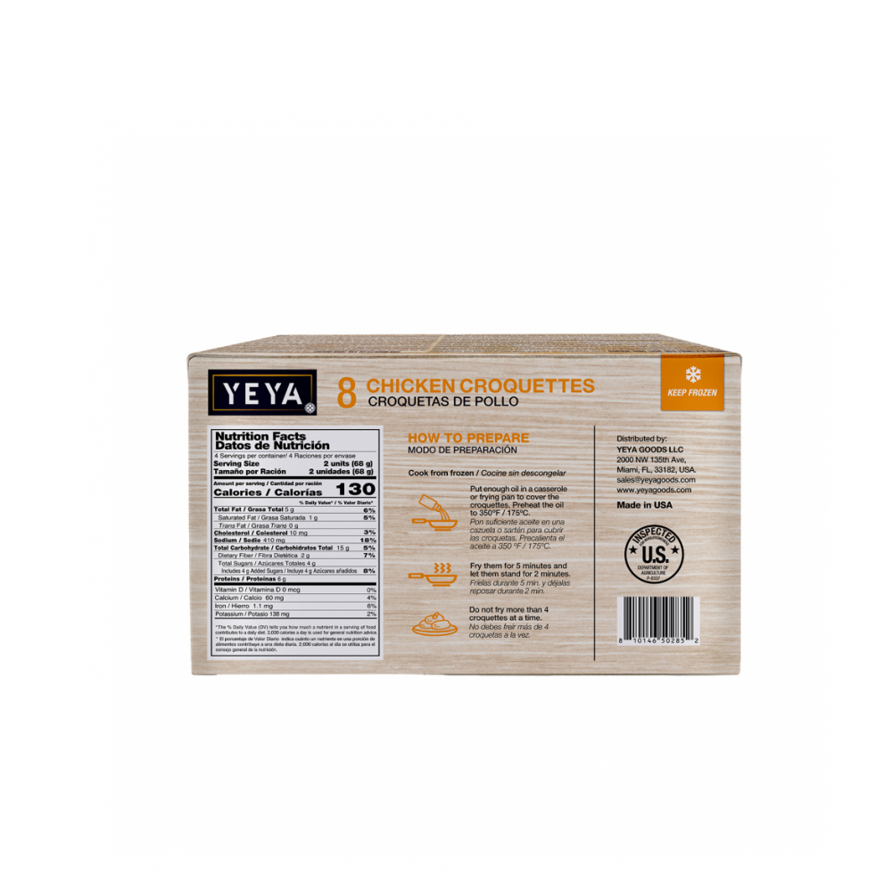 Croquetas de pollo YEYA (272 g / 9.6 oz) - Miniatura 3
