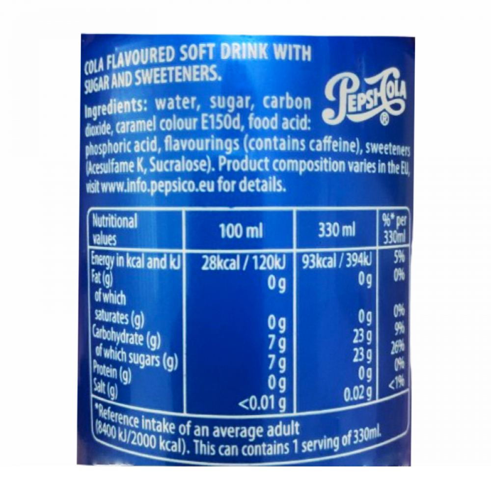 Refresco gaseado Pepsi (24 x 330 ml) - Miniatura 2