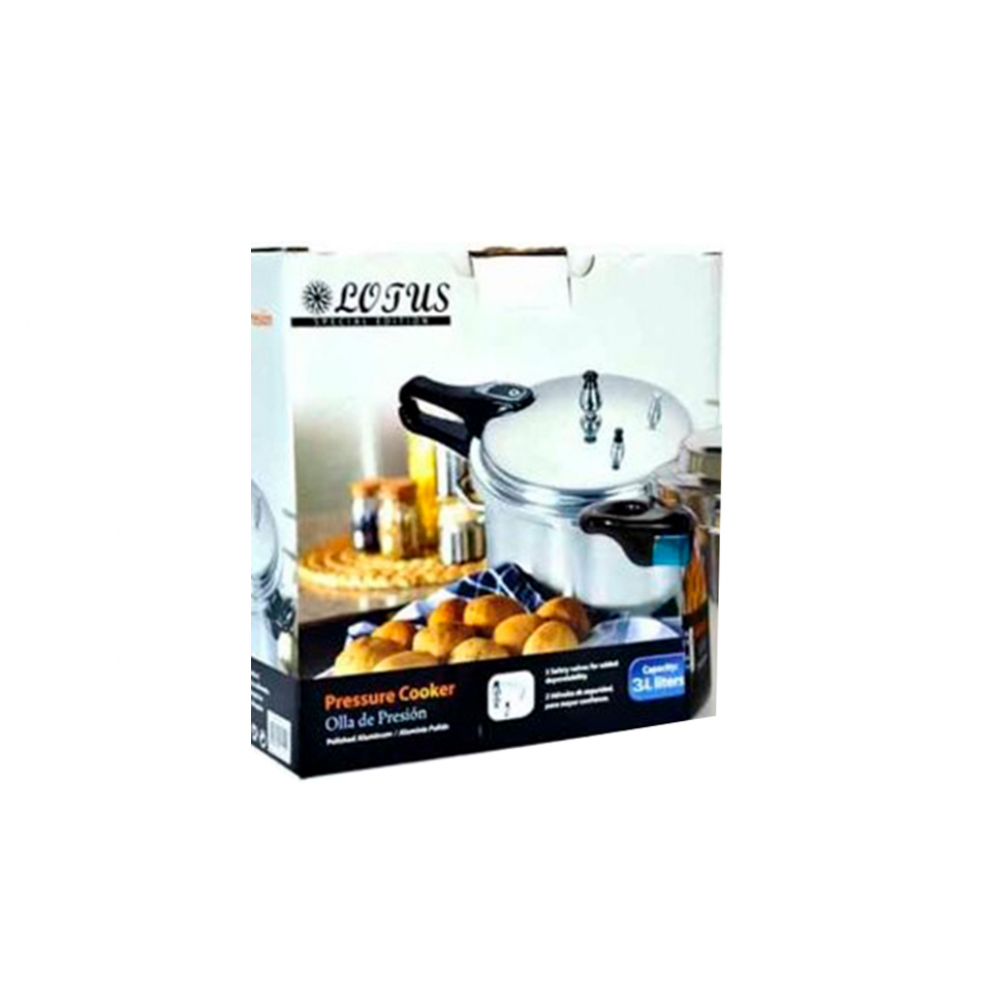 Olla de presión de 3 litros Lotus Home Collection - Miniatura 2