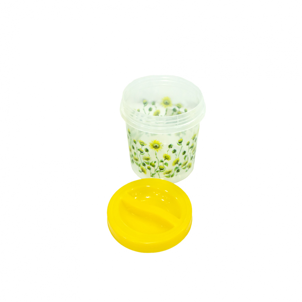 Juego de 3 pozuelos redondos - vasijas - con tapa de rosca - Miniatura 3