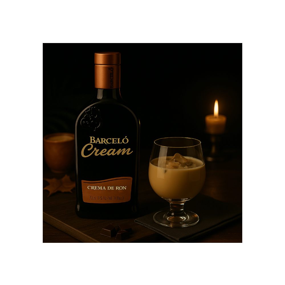 Crema de licor a base de ron Barceló (700 ml) - Miniatura 4