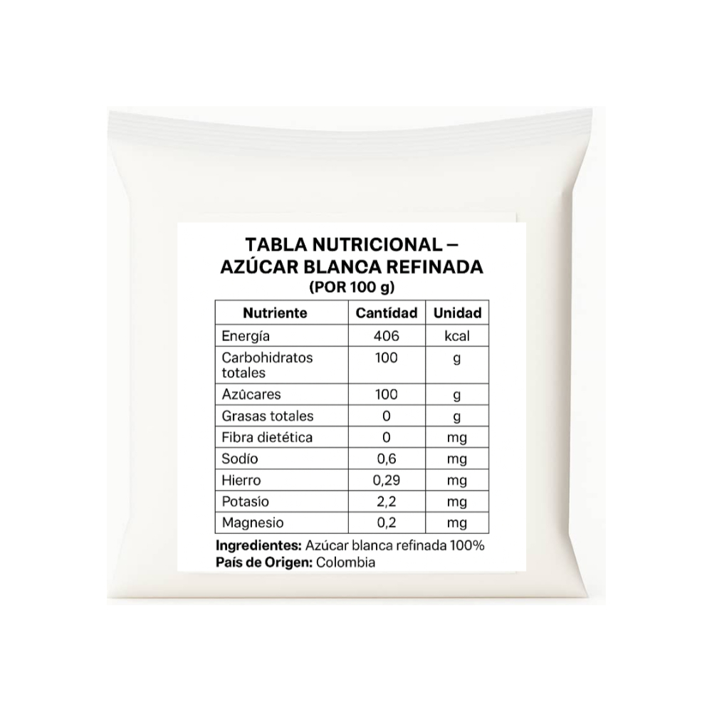 Azúcar blanca Ralpaquet (1 kg / 2.2 lb) - Miniatura 3