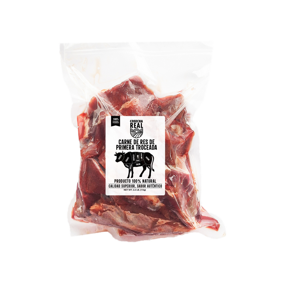 Carne de res de primera troceada Cosecha Real (1 kg / 2.2 lb) - Miniatura 2