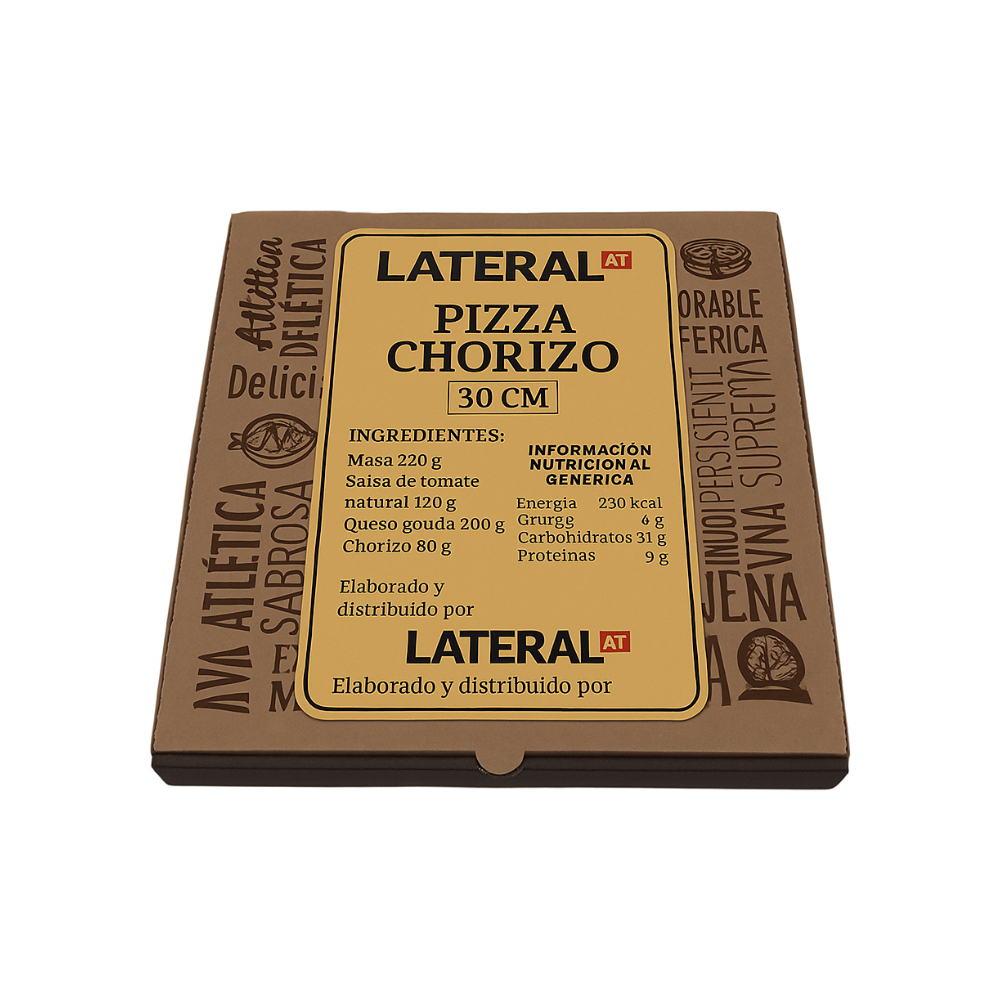 Pizza de chorizo Lateral (30 cm) - Miniatura 2