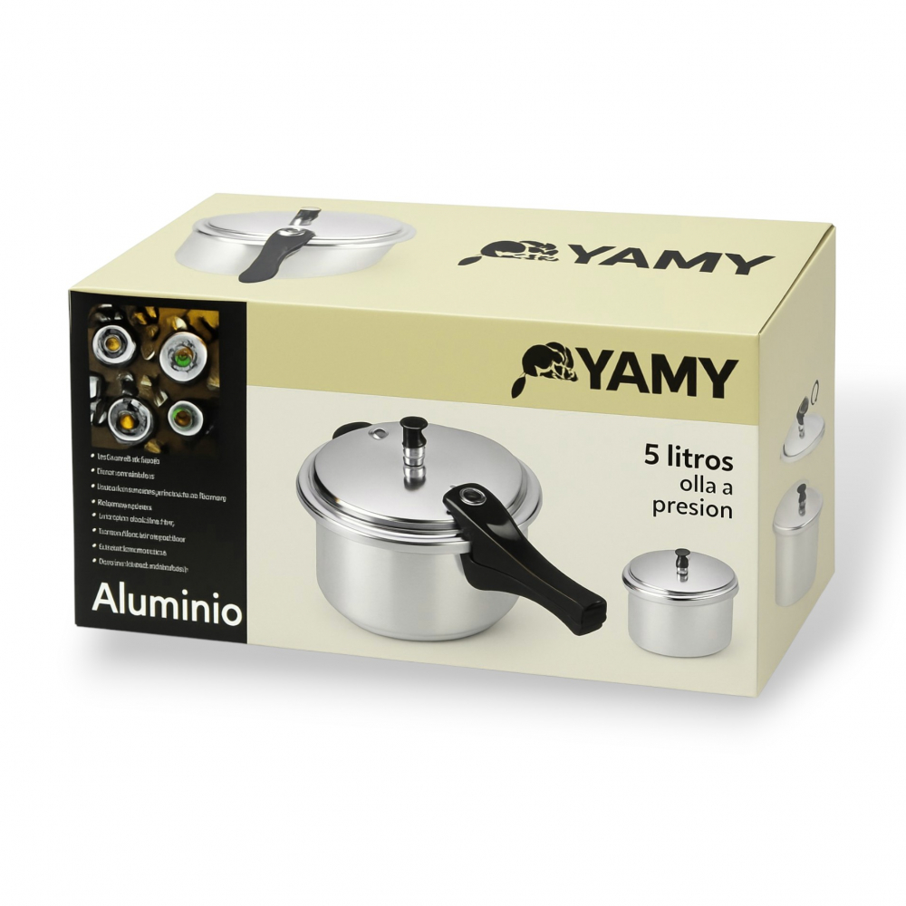 Olla a presión de aluminio 5 L - Miniatura 2