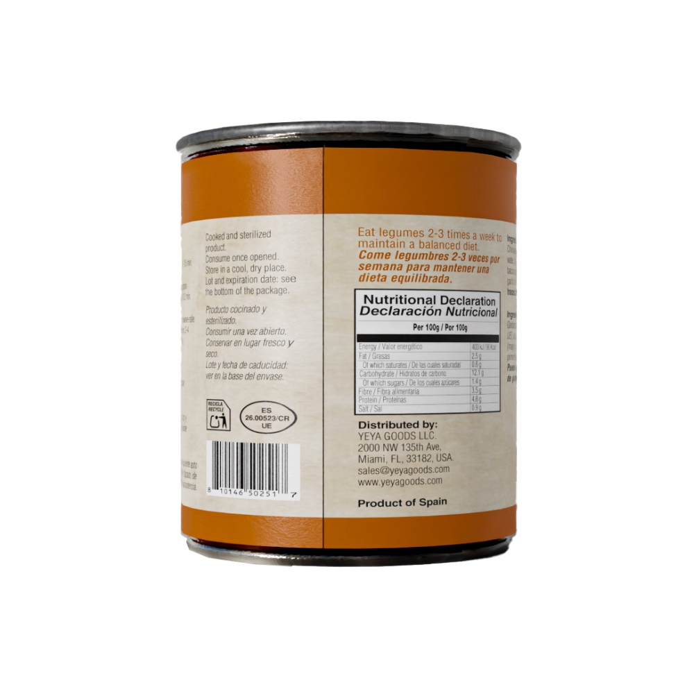 Garbanzos con chorizo YEYA (415 g / 14.6 oz) - Miniatura 2