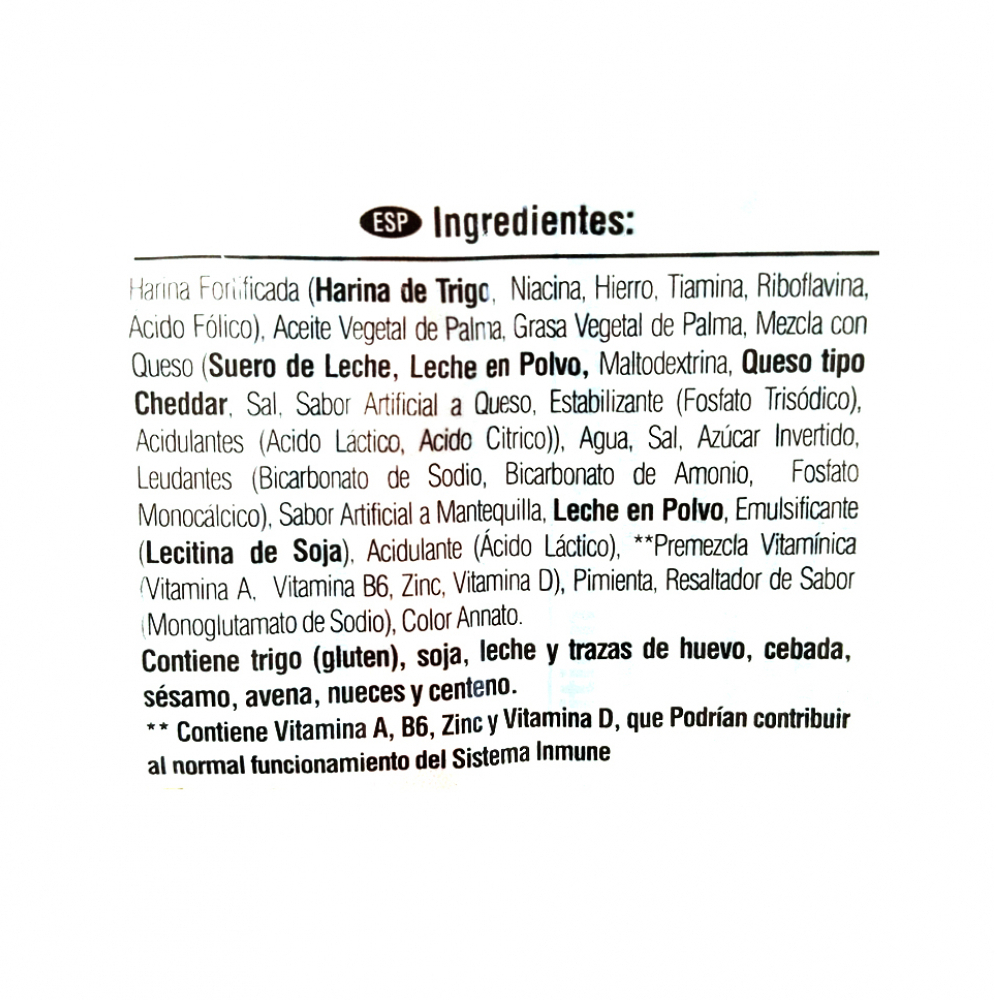 Galletas saladas sabor queso y mantequilla Saltines Dux Noel (22.5 g) - Miniatura 3