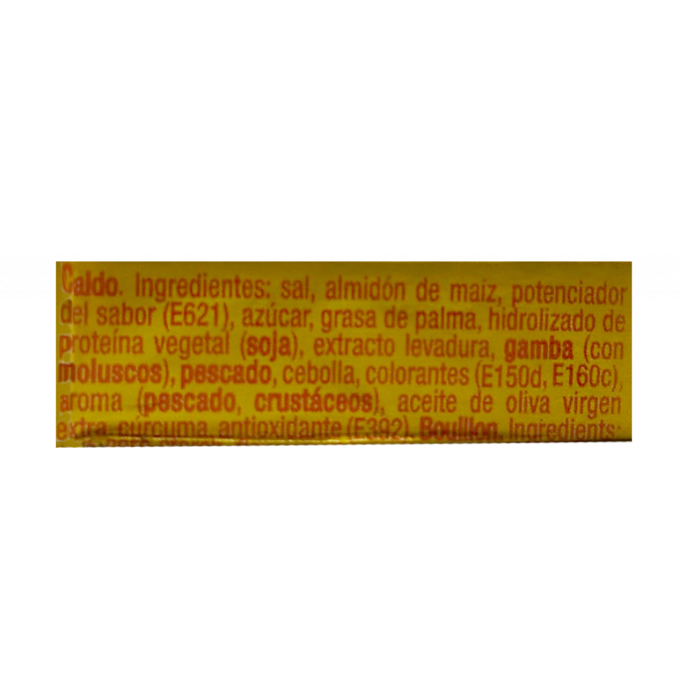 Cubo -pastilla- de caldo de pescado Calnort (10 g) - Miniatura 2