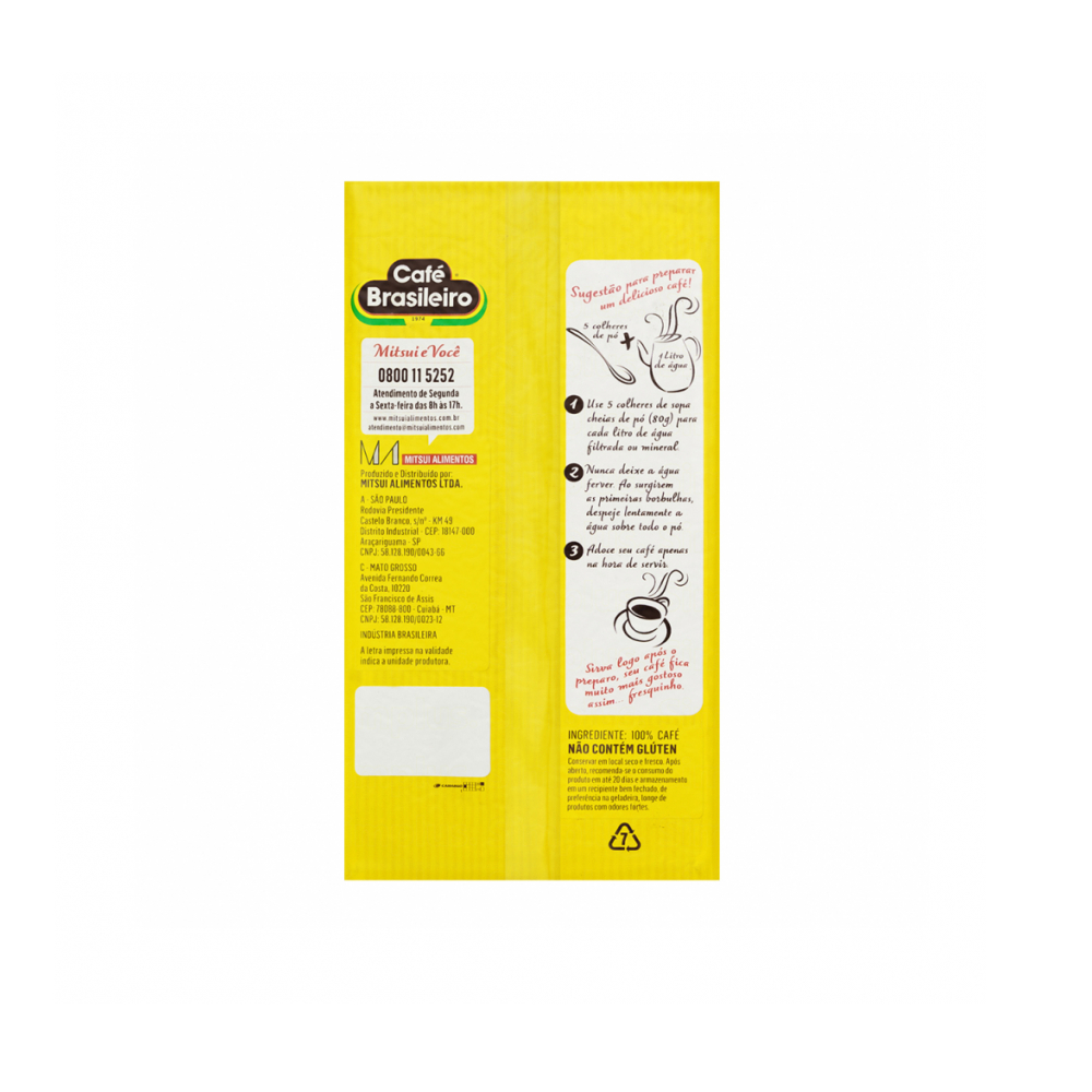 Café tradicional Brasileiro (5 x 500 g / 1.1 lb) - Miniatura 2