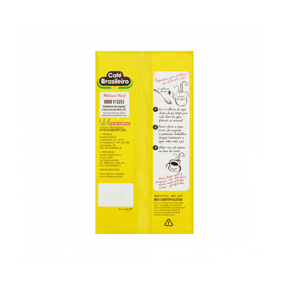 Café tradicional Brasileiro (20 x 500 g / 1.1 lb) - Miniatura 2