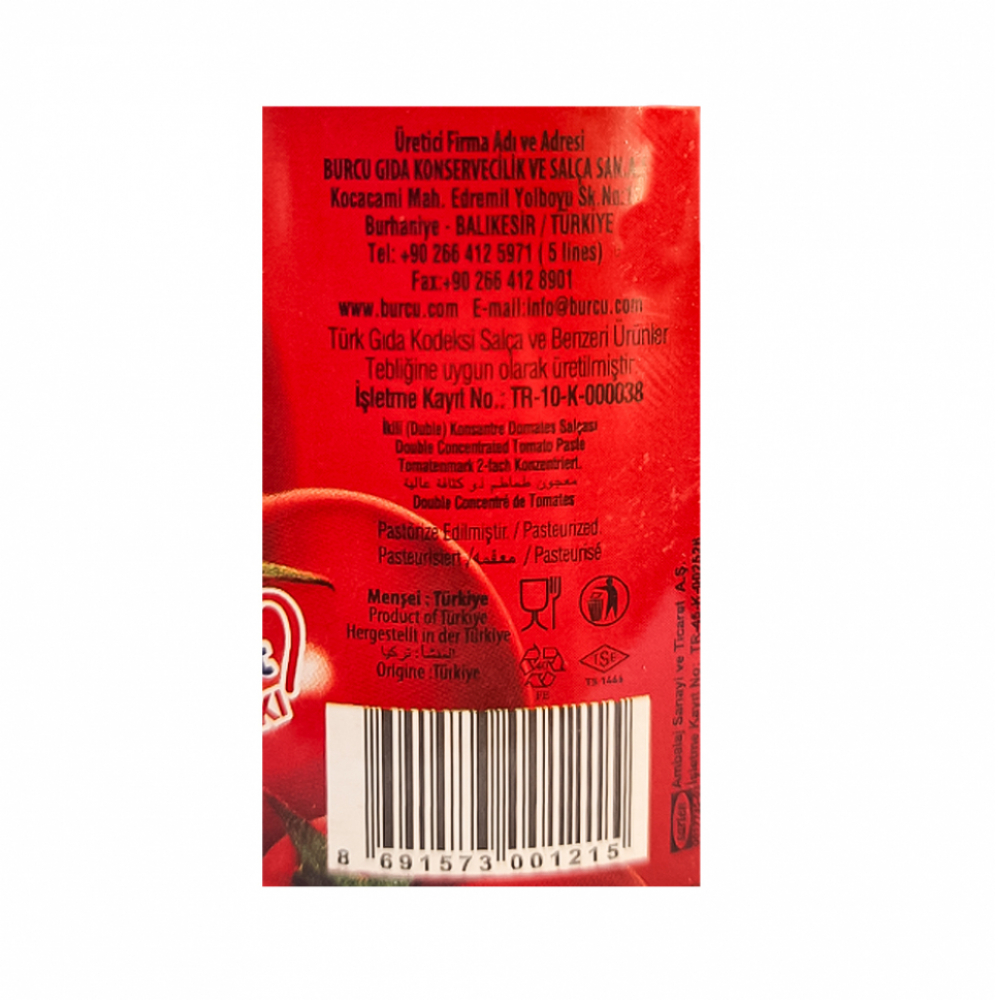 Pasta de tomate Burcu (6 x 200 g / 7.05 oz) - Miniatura 3