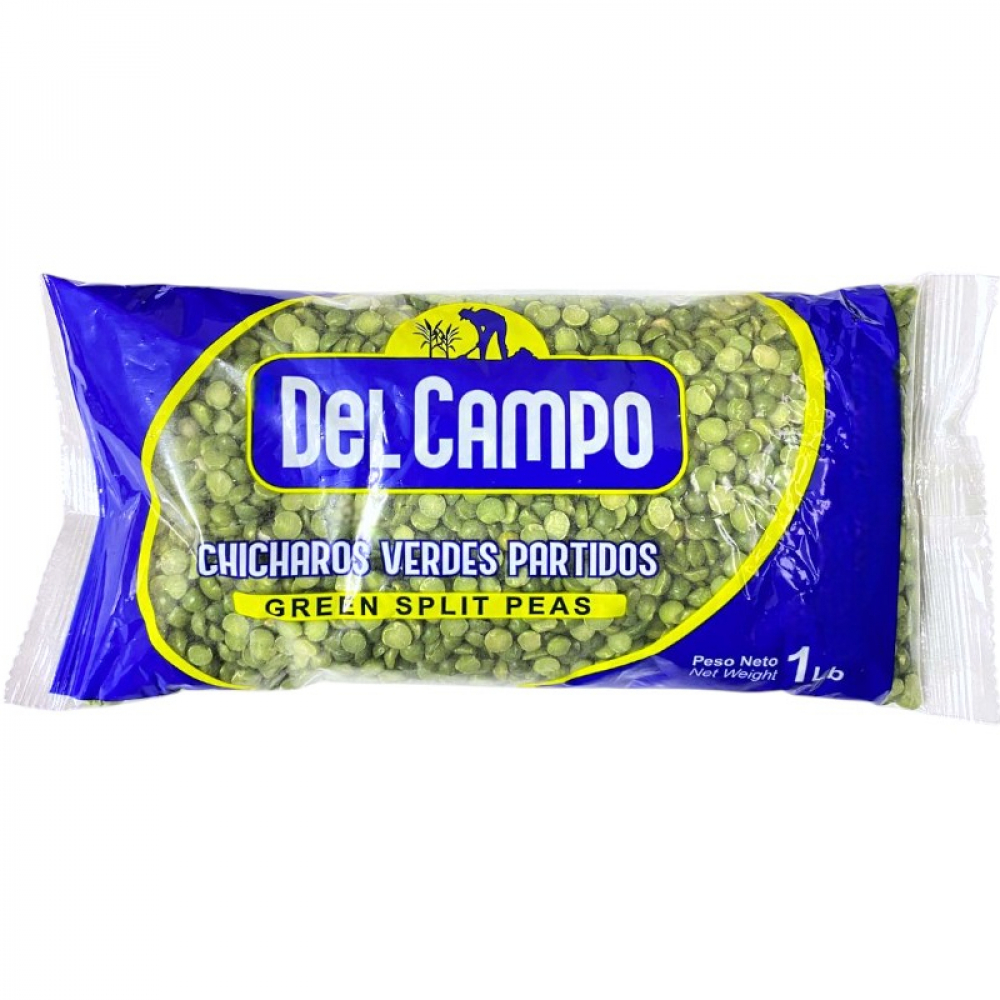 Chicharos verdes partidos Del Campo (4 x 454 g / 1 lb) - Miniatura 2