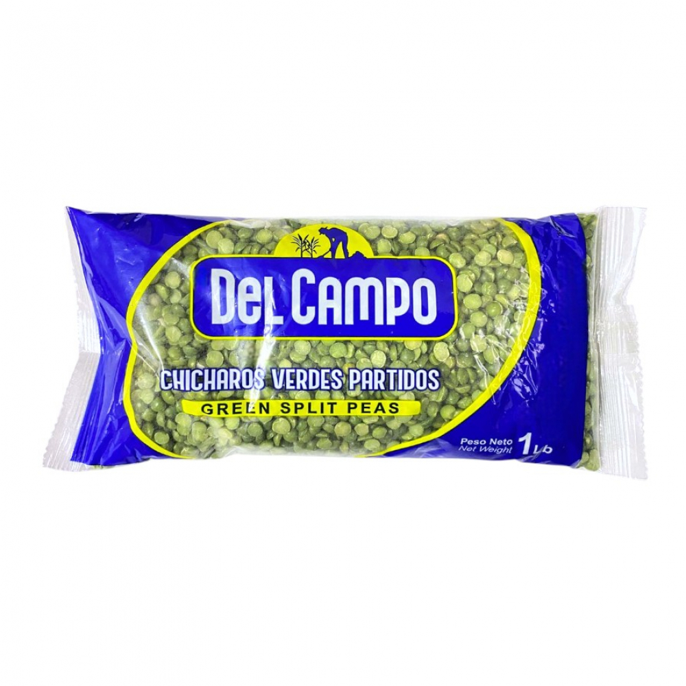 Chicharos verdes partidos Del Campo (12 x 454 g / 1 lb) - Miniatura 2