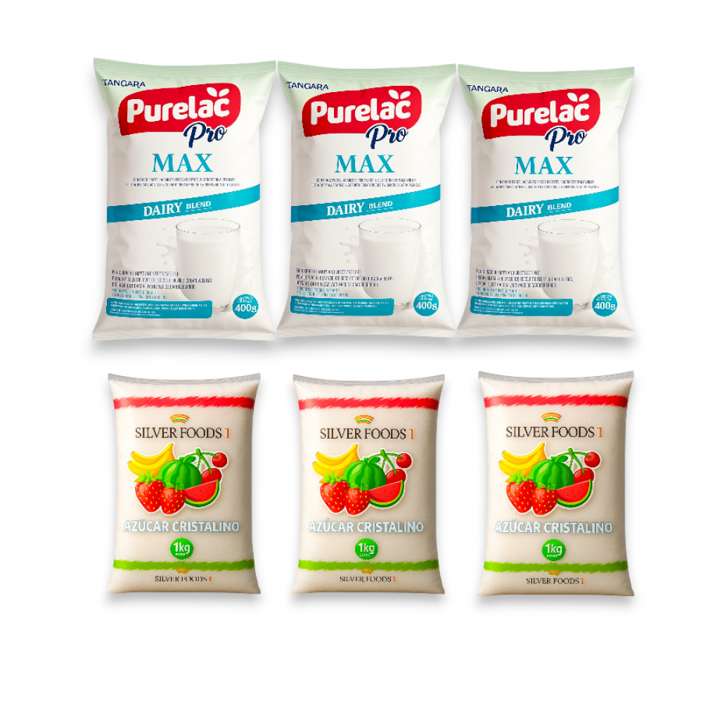 Mezcla láctea Purelac Pro Max + Azúcar blanca cristalina - Miniatura 2