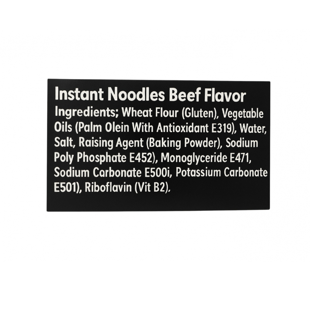 Sopa instantánea sabor a carne Yummy Noodles (4 x 70 g / 2.46 oz) - Miniatura 2