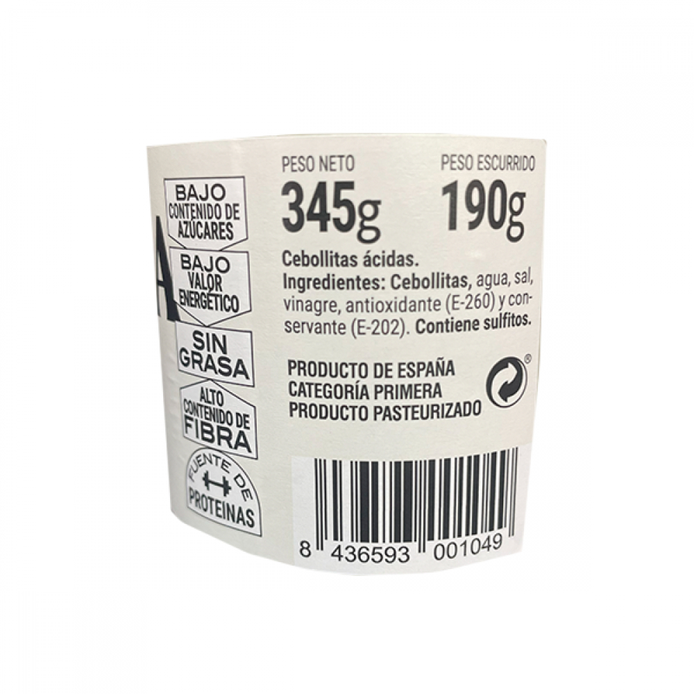 Cebollita en vinagre Maestros Aceituneros (345 g / 12.16 oz) - Miniatura 2