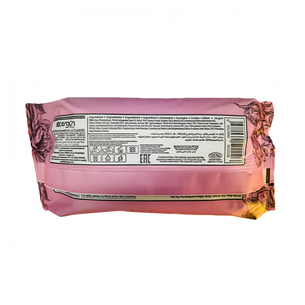 Toallitas húmedas con aroma a romance Doxa (5 x 120 U) - Miniatura 3