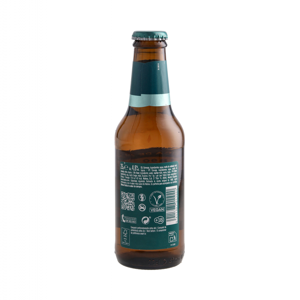 Cerveza de botella Mahou Clásica (250 ml) - Miniatura 3