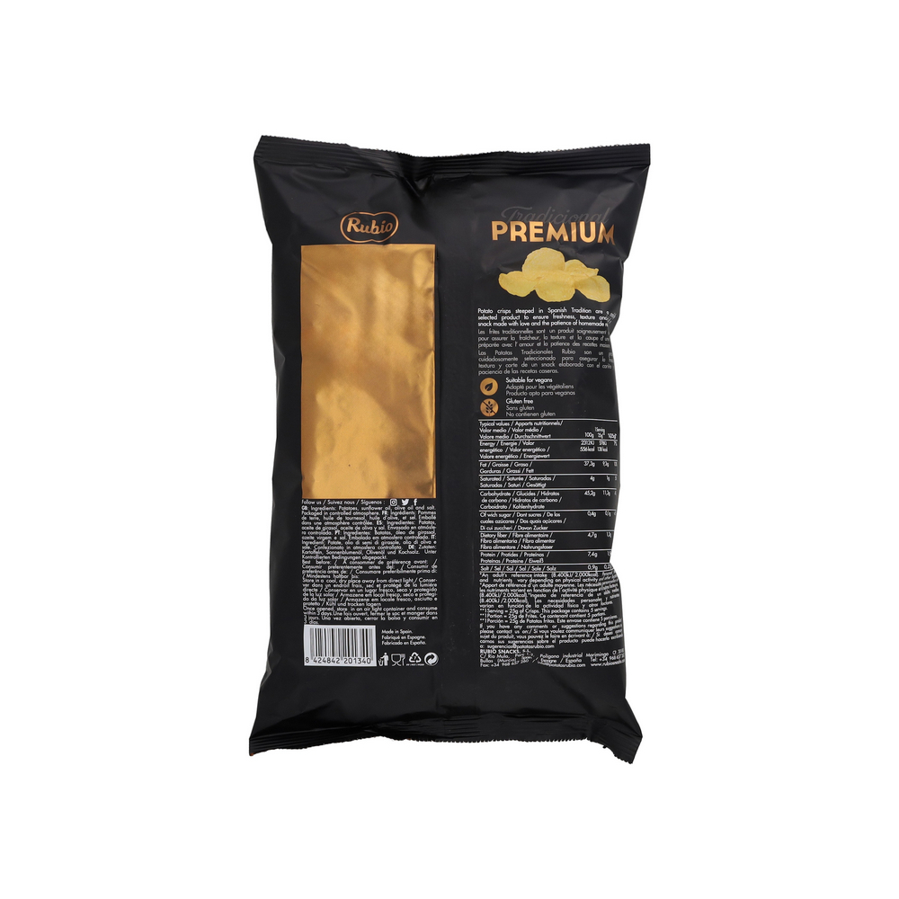 Papas fritas tradicional Premium Rubio (130 g / 4.59 oz) - Miniatura 3
