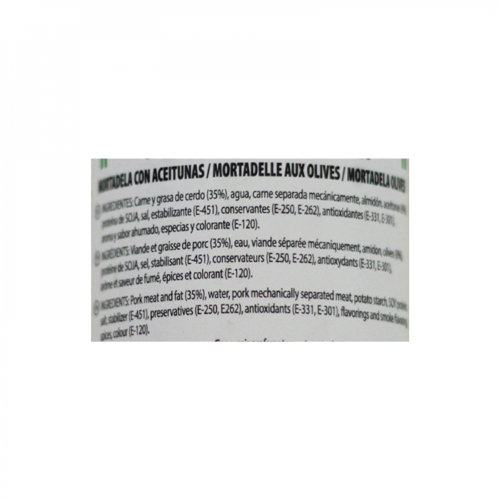 Mortadela con aceitunas Sarquella (500 g / 1.10 lb) - Miniatura 2