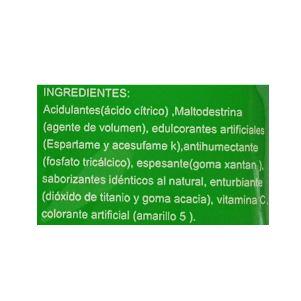Refresco instantáneo sabor limón El Frutal (45 g / 1.58 oz) - Miniatura 3