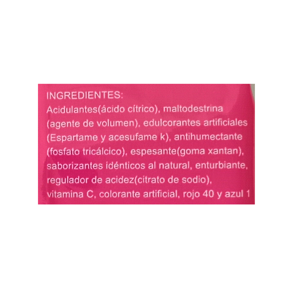 Refresco instantáneo sabor uva El Frutal (45 g / 1.58 oz) - Miniatura 3