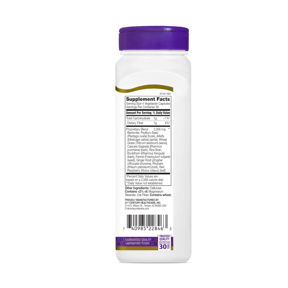 Limpieza de colon. Apoyo digestivo 21st Century (120 cápsulas) - Miniatura 2
