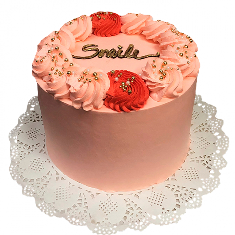 Cake de vainilla con nata naranja Deyi&Sweet (10 personas) - Miniatura 2