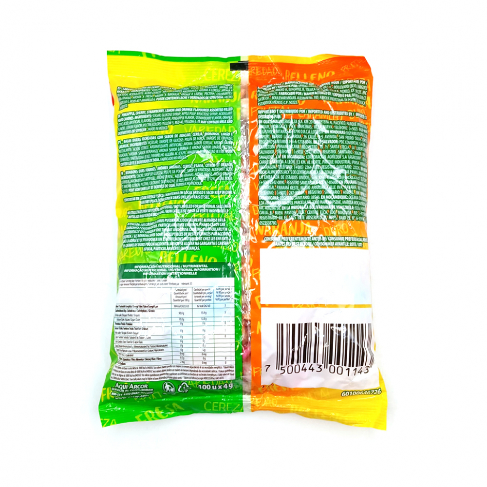 Caramelos duros rellenos frutales Arcor (400 g / 14.11 oz) - Miniatura 2