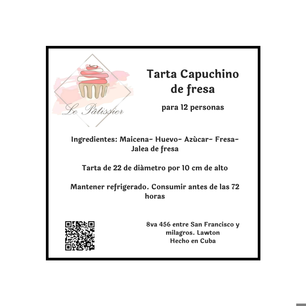 Tarta de capuchino de fresa Le Patissier (12 personas) - Miniatura 4