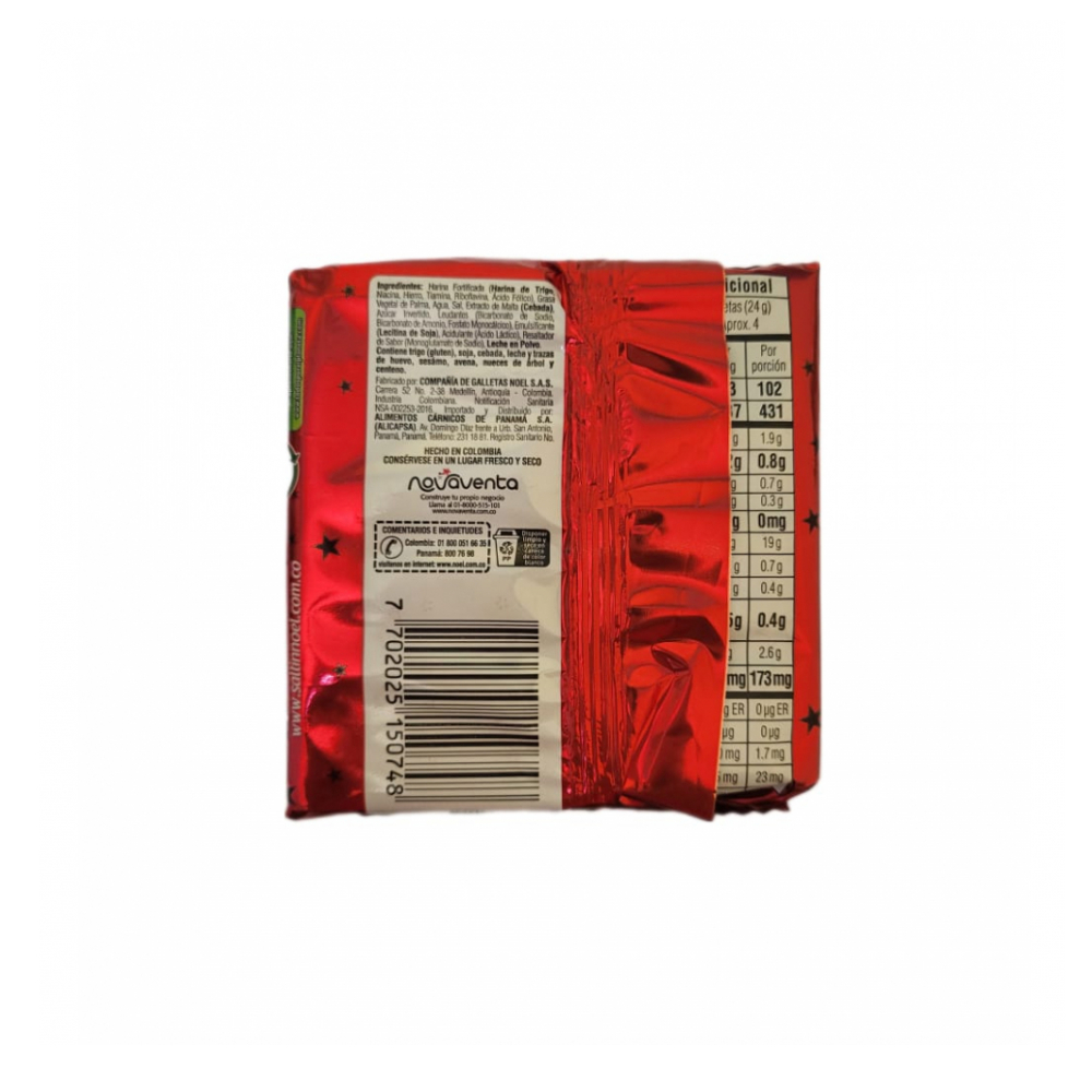 Galletas saladas tradicional Saltín Noel (5 x 102 g / 3.6 oz) - Miniatura 3