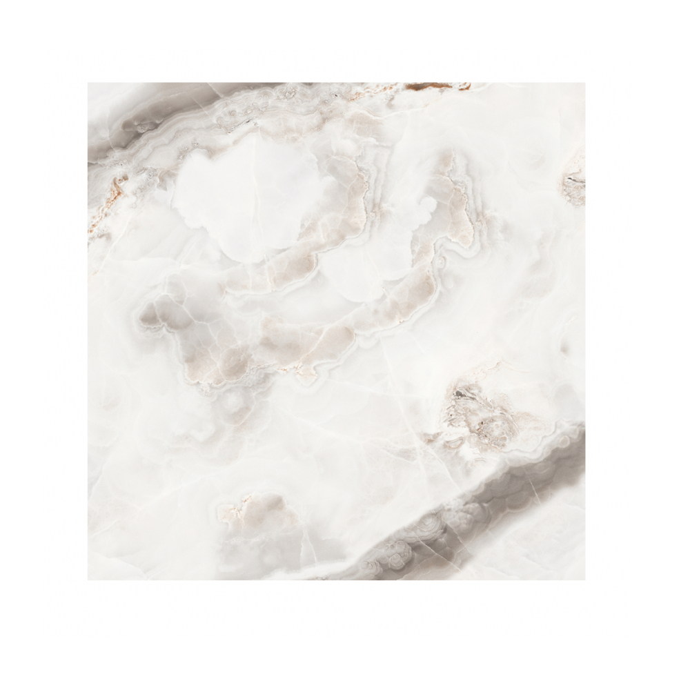 Caja de losas de porcelana pulida nebula white 600 mm x 600 mm (4 U) - Miniatura 3