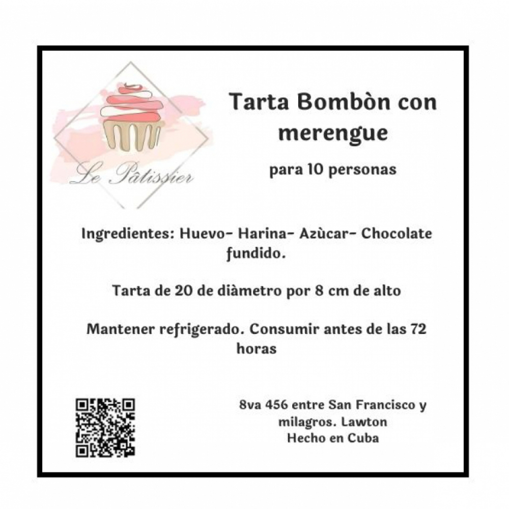 Tarta bombón con merengue Le Patissier (10 personas) - Miniatura 4