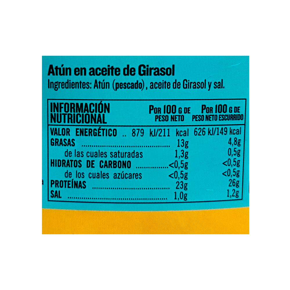 Atún en aceite de girasol Rianxeira (750 g / 1.65 lb) - Miniatura 4