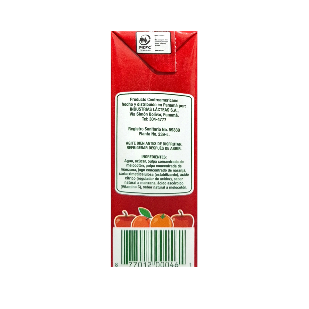 Néctar de ponche de frutas Del Prado (200 ml) - Miniatura 3