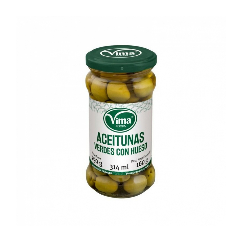 Aceitunas verdes con hueso Vima Foods (290 g / 10.23 oz) - Miniatura 4
