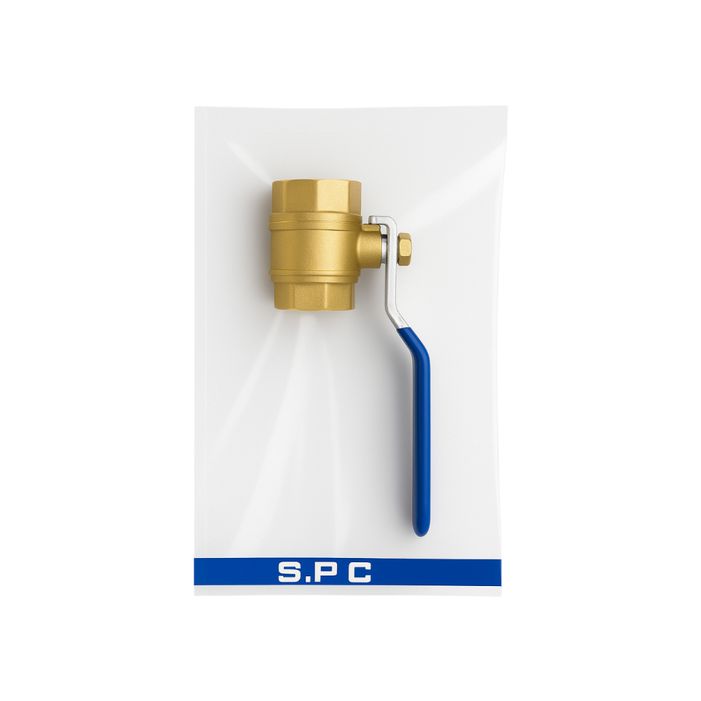 Llave de jardín de zinc con mango azul de 1/2" S.P.C - Miniatura 3