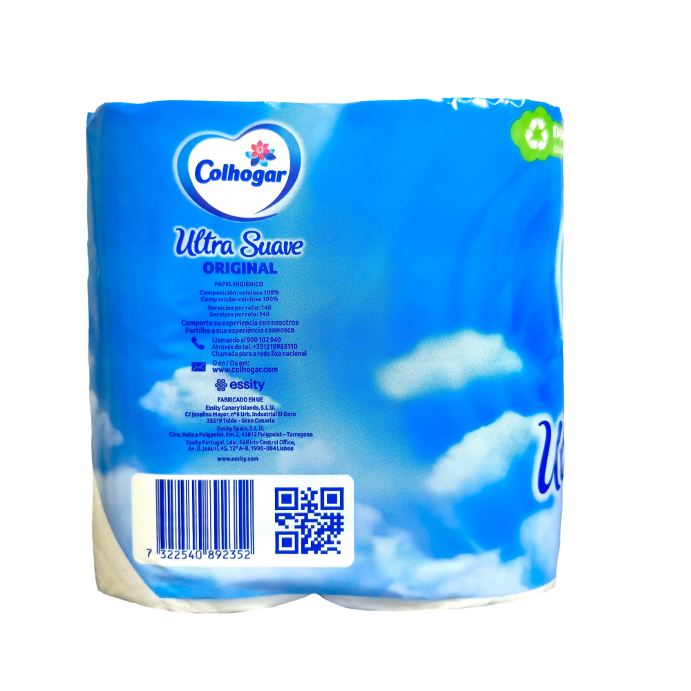 Papel sanitario Colhogar (3 x 12 U) - Miniatura 3