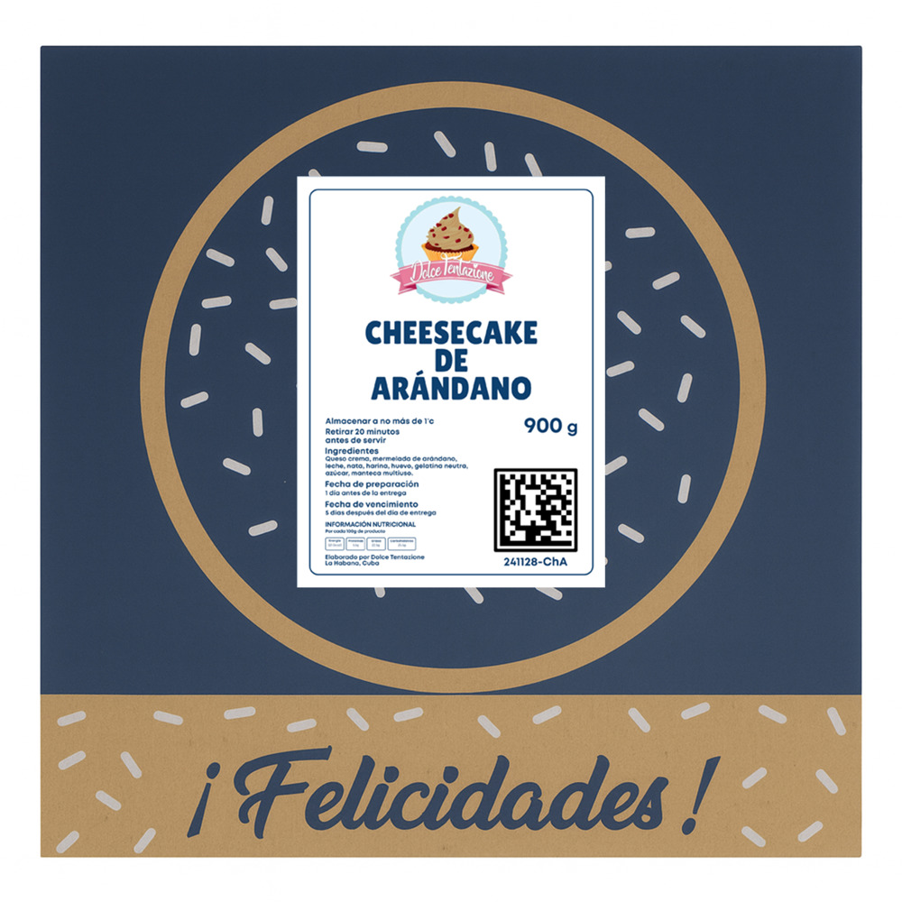 Cheesecake de arándano Dolce tentazione (8 personas) - Miniatura 4