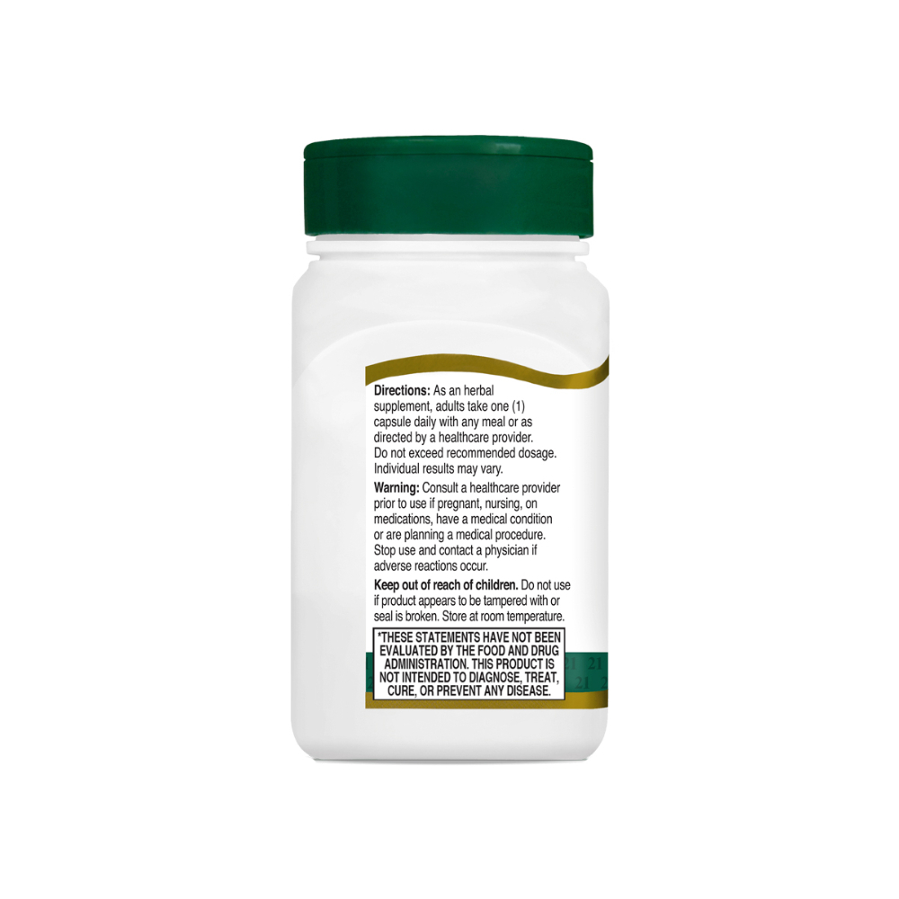 Cápsulas vegetarianas complejas de cúrcuma 500 mg 21st Century (60 cápsulas) - Miniatura 3