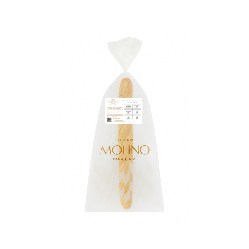 Pan baguette multigranos El Molino (300 g / 10.58 oz) - Miniatura 2