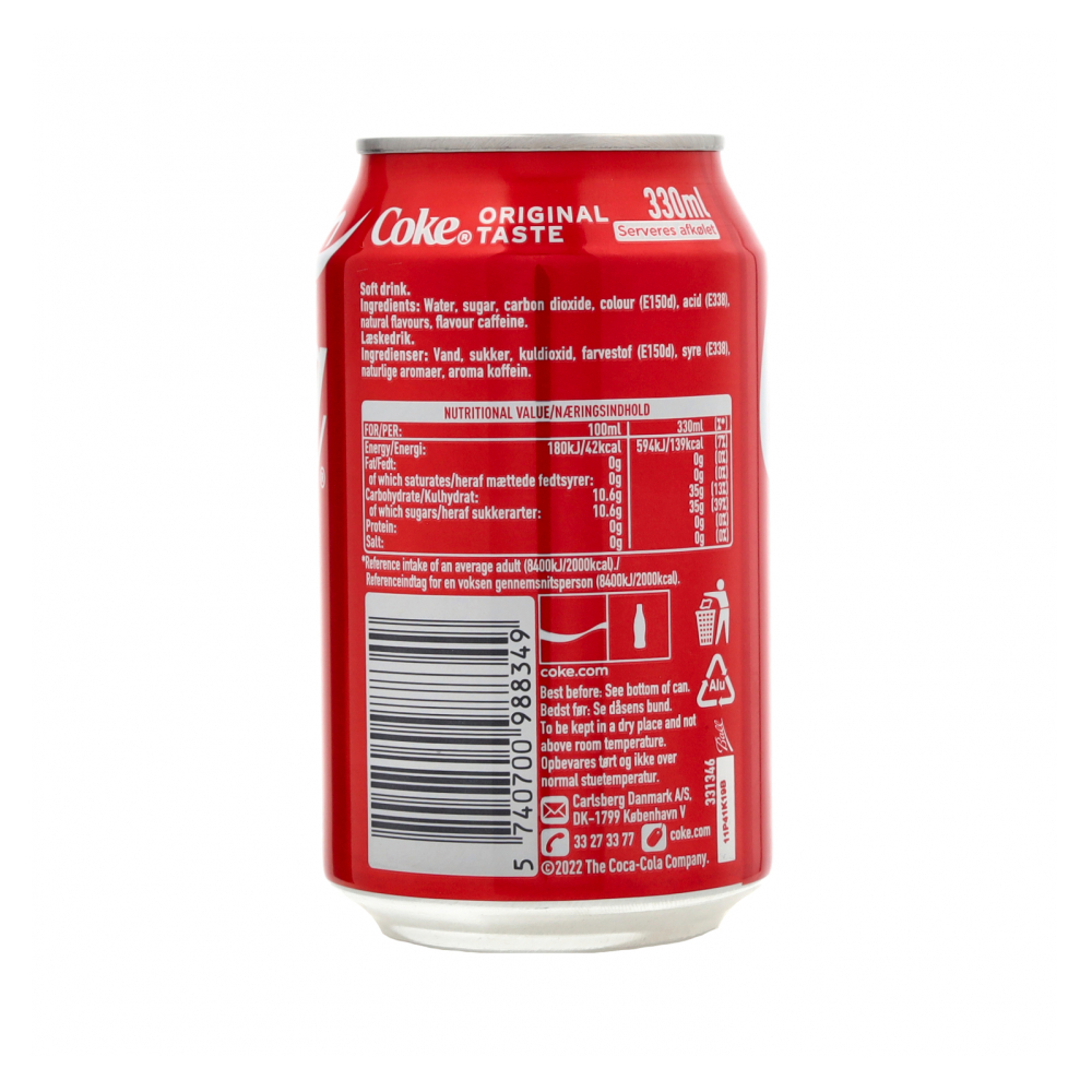 Refresco gaseado Coca Cola (24 x 330 ml) - Miniatura 3