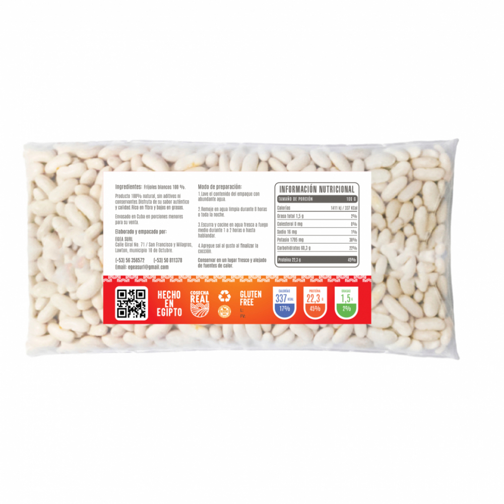 Frijoles blancos Cosecha Real (2 x 500 g / 1.1 lb) - Miniatura 2