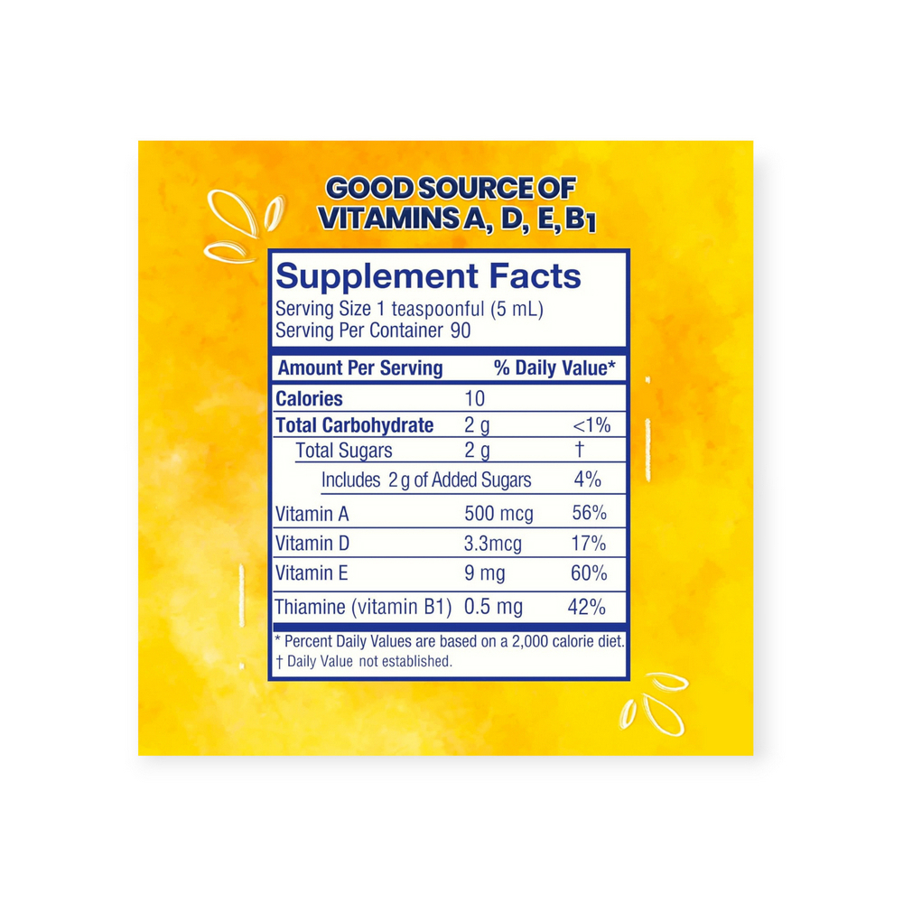 Aceite de Hígado de Bacalao para Adultos y Niños, sabor a cereza Ballena Azul (192 ml / 6.5 fl.oz) - Miniatura 3