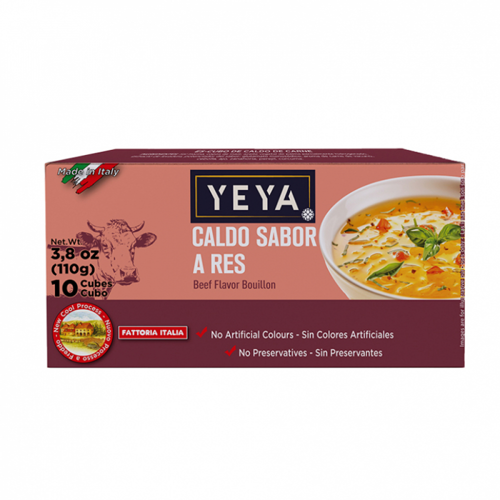 Caldo sabor a res YEYA (110 g / 3.8 oz) - Miniatura 4