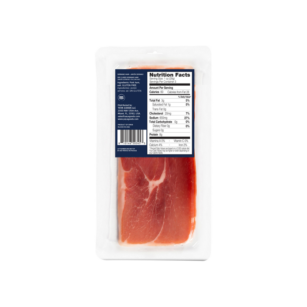 Jamón Serrano en lonchas YEYA (85 g / 3 oz) - Miniatura 2