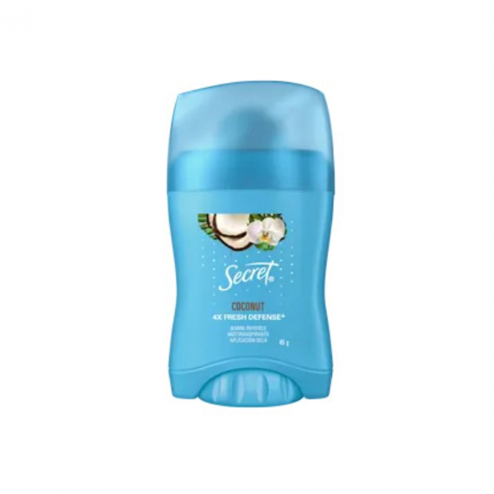 Desodorante en barra antitranspirante aroma a coco 4x Fresh Defense+ Secret (45 g / 1.58 oz) - Miniatura 2