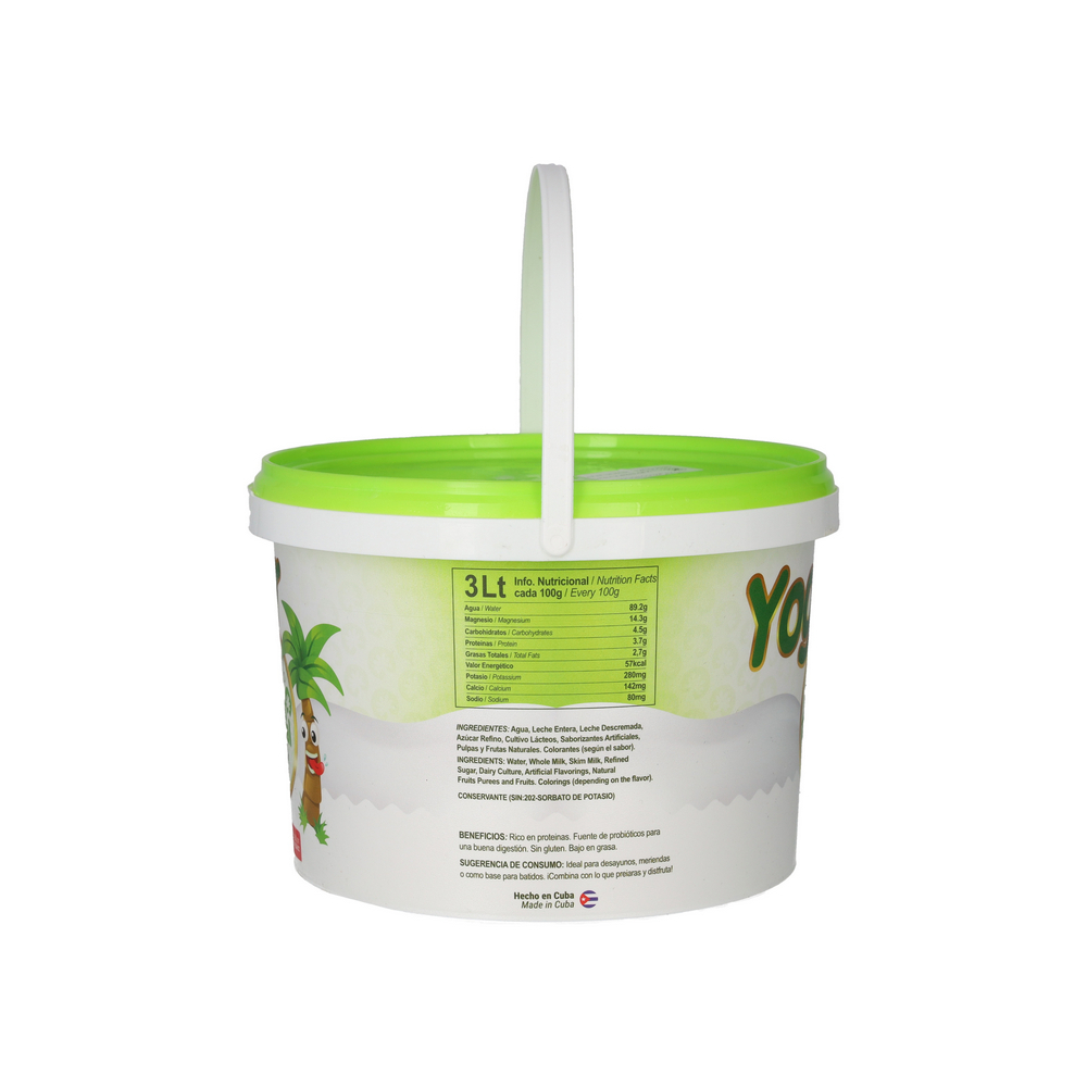 Yogur natural con azúcar Xtasis Tropical (3 L) - Miniatura 3